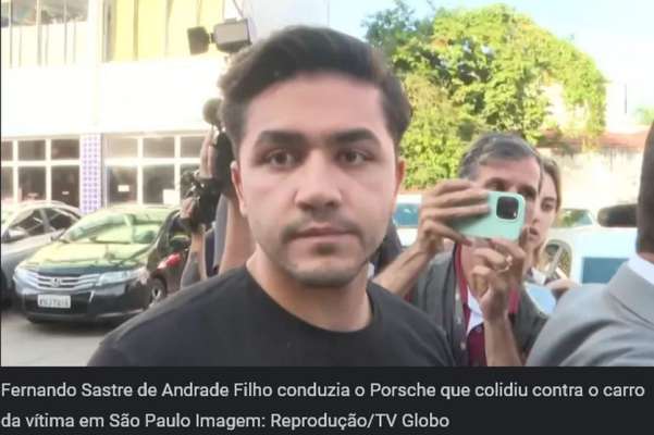 Uma manchete baseada nisso: Justiça nega pedido de prisão para motorista Posche que matou pai de família